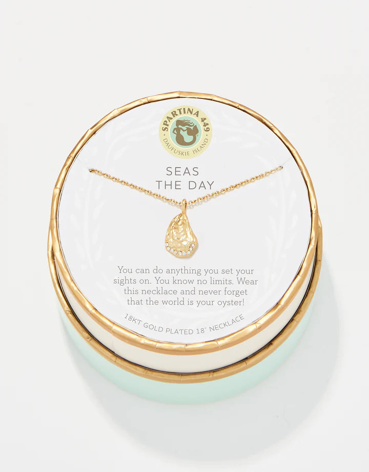 Spartina Sea La Vie Seas the Day/Oyster Necklace