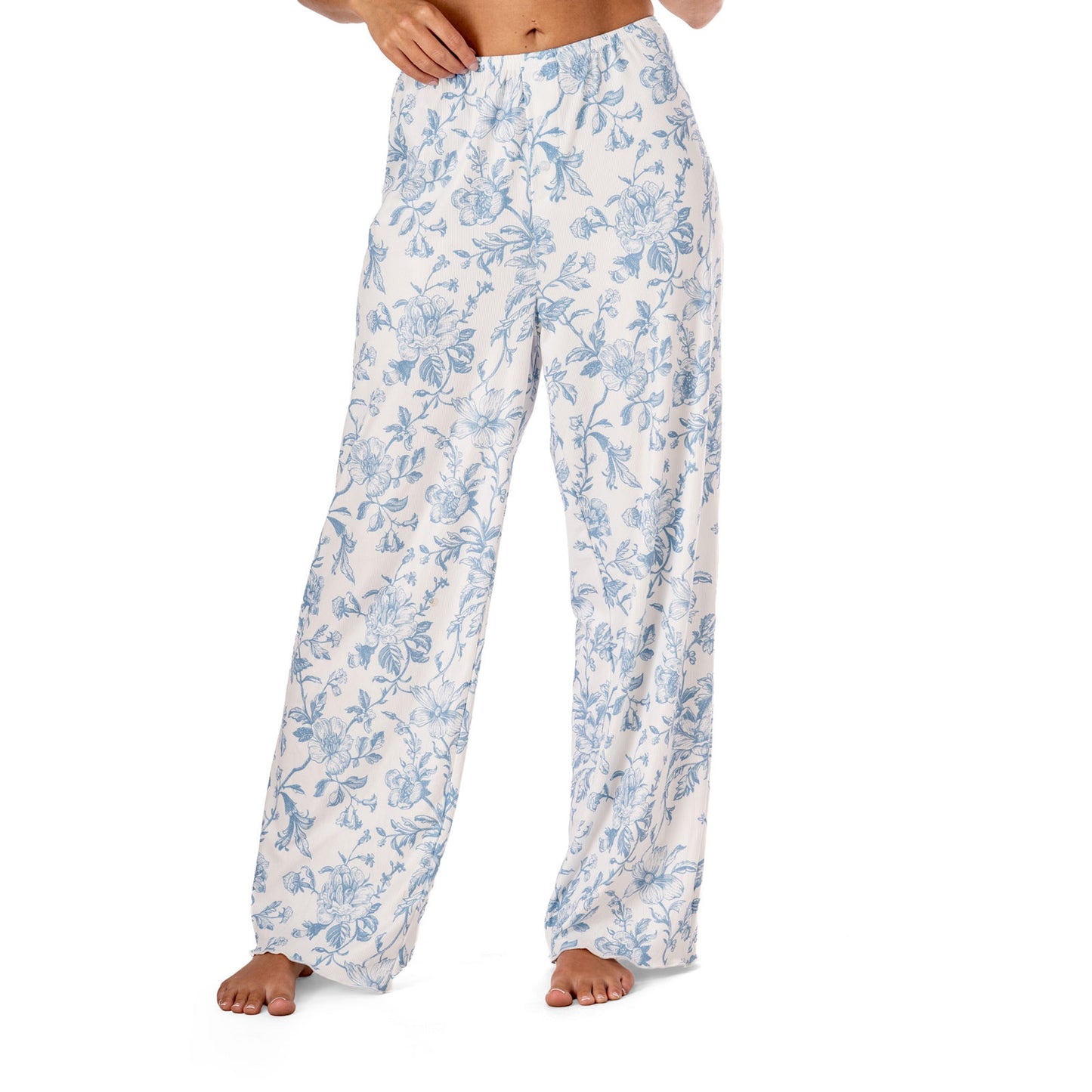 Hello Mello Snooze Fest Ribbed Pants
