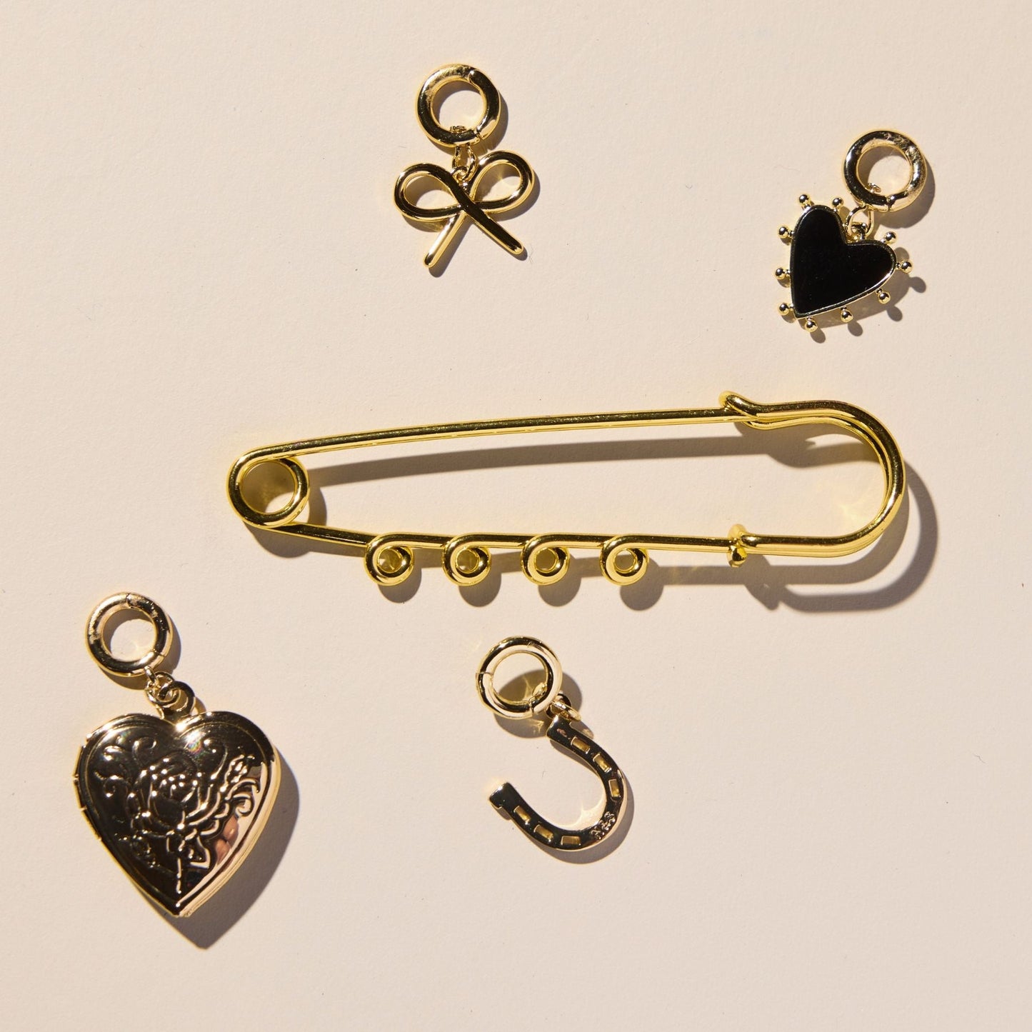 Large Safety Pin Brooch