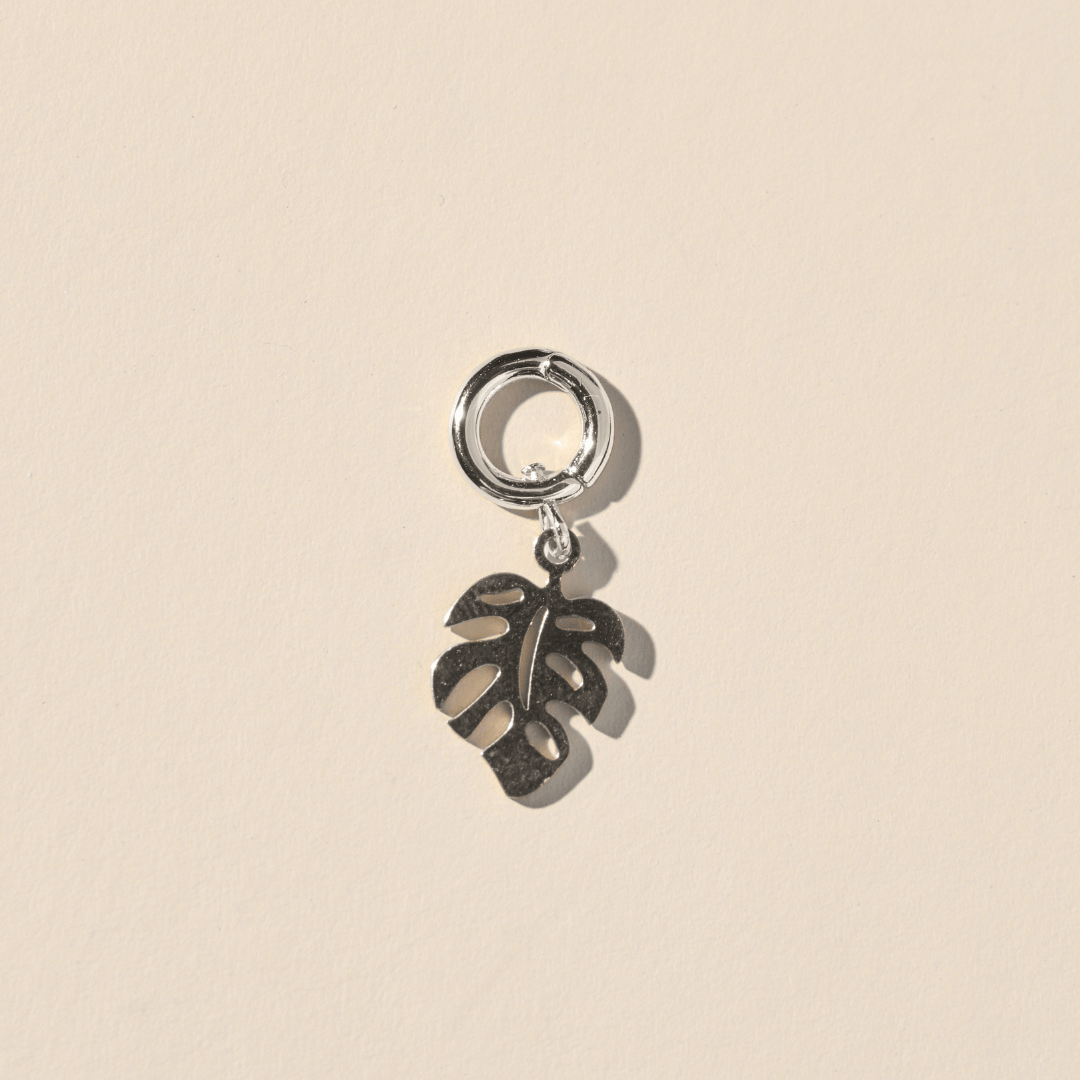 Monstera Leaf Charm