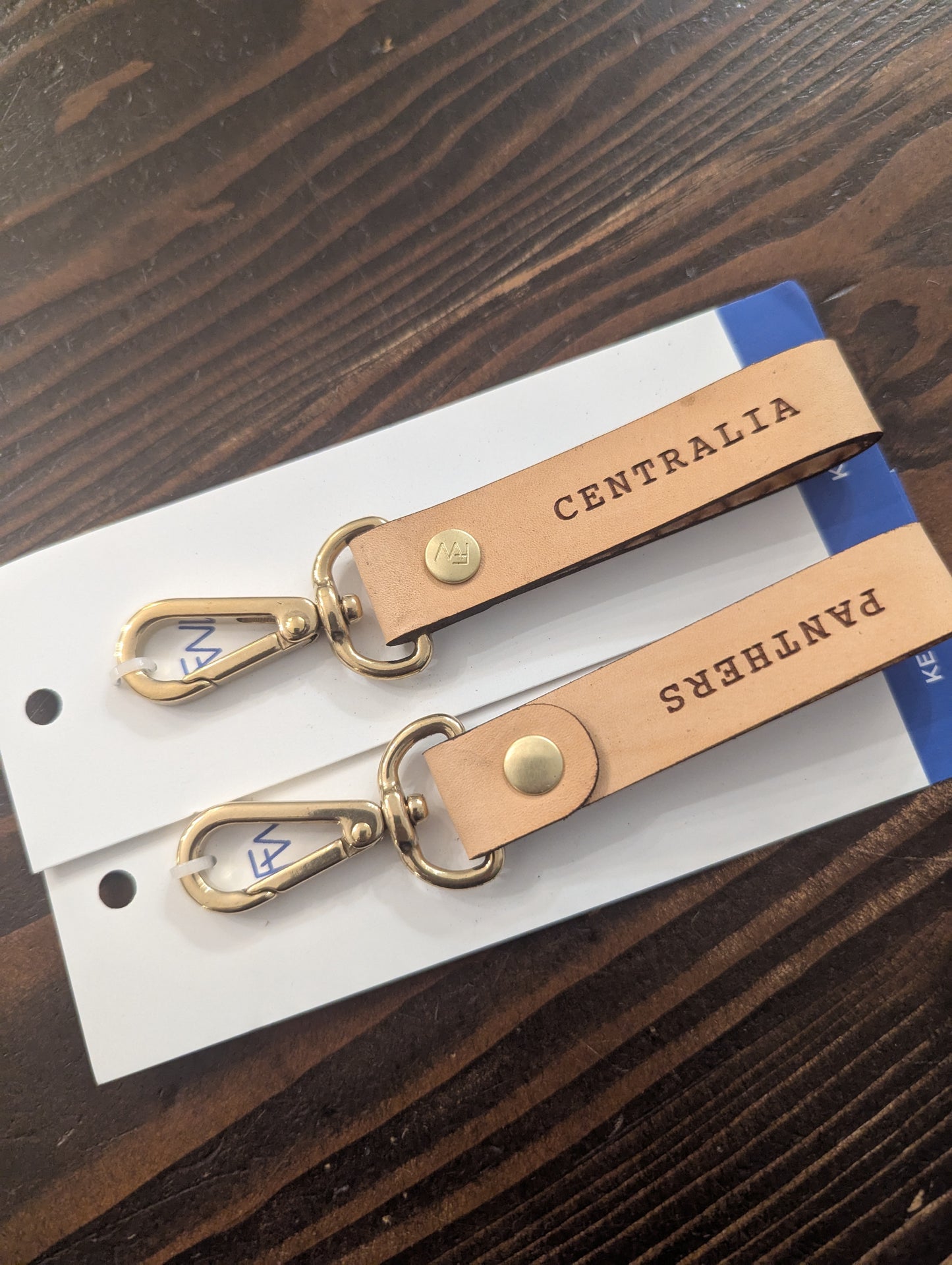 Centralia Panthers Loop Keychain