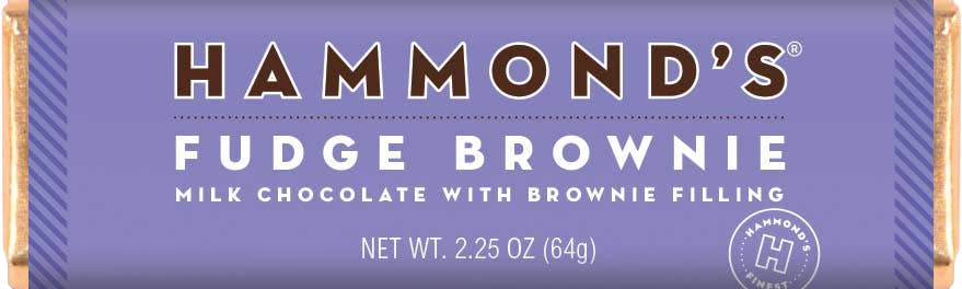 Hammond’s Fudge Brownie Ganache Milk Chocolate Bar