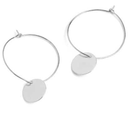 Whispers Dainty Hoop with Dangle Earrings