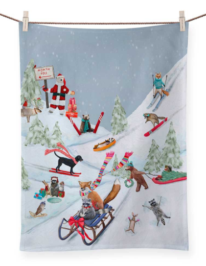 Greenbox Holiday Tea Towel
