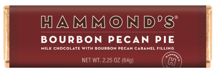Hammond’s Bourbon Pecan Pie Chocolate Bar