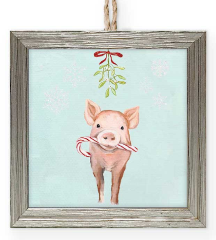 Greenbox Art Embellished Wooden Framed Ornament