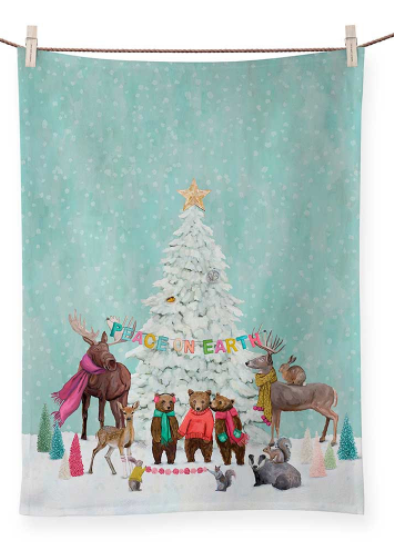 Greenbox Holiday Tea Towel