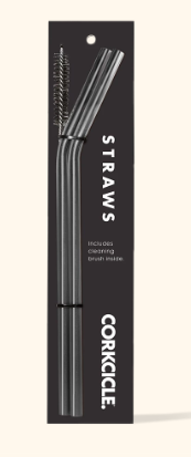 Straws w/brush-Corkcicle