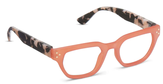Peepers Flora Coral/Black Marble