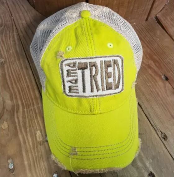 Mama Tried On Kiwi Hat
