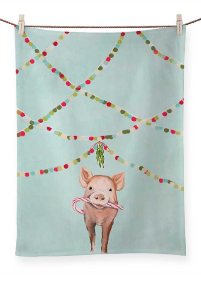 Greenbox Holiday Tea Towel