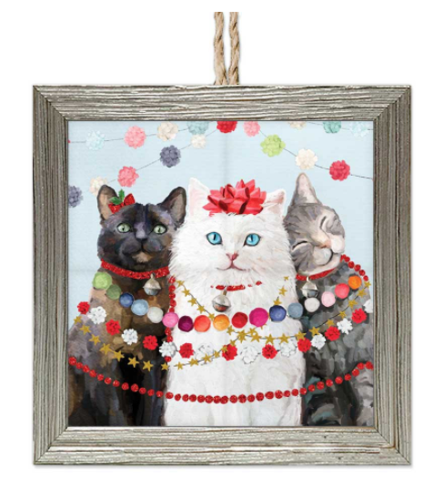 Greenbox Art Embellished Wooden Framed Ornament