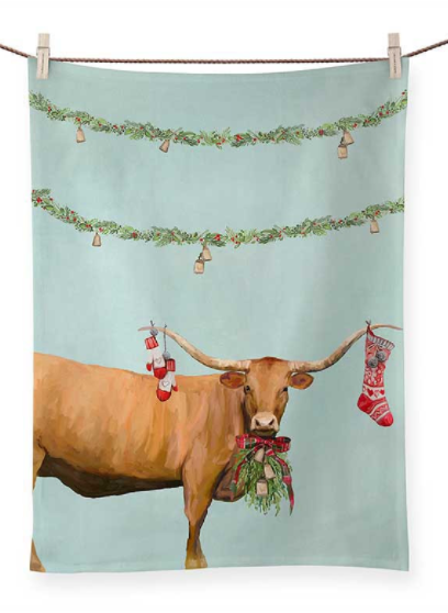 Greenbox Holiday Tea Towel