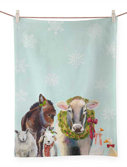 Greenbox Holiday Tea Towel
