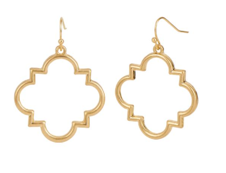 Whispers Geo Outline Dangle