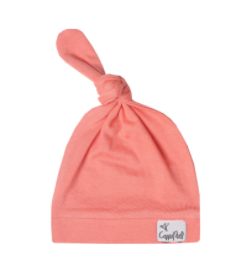 Copper Pearl Top Knot Hat