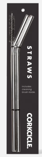 Straws w/brush-Corkcicle