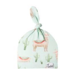 Copper Pearl Top Knot Hat