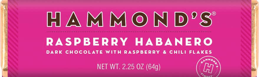 Hammond’s Chocolate Bar Raspberry Habanero Dark