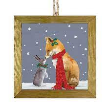 Greenbox Art Embellished Wooden Framed Ornament