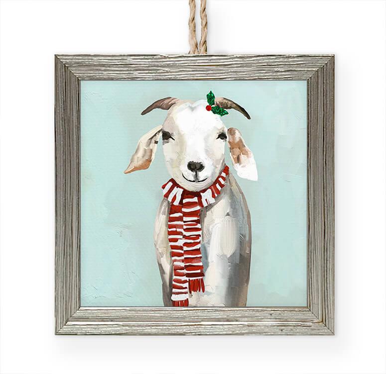 Greenbox Art Embellished Wooden Framed Ornament