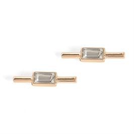 Whispers Straight Bar Earrings