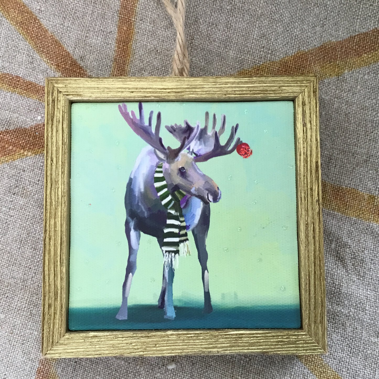 Greenbox Art Embellished Wooden Framed Ornament