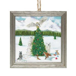 Greenbox Art Embellished Wooden Framed Ornament