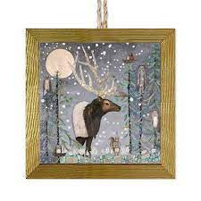 Greenbox Art Embellished Wooden Framed Ornament