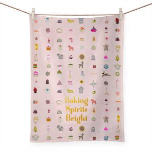 Greenbox Holiday Tea Towel