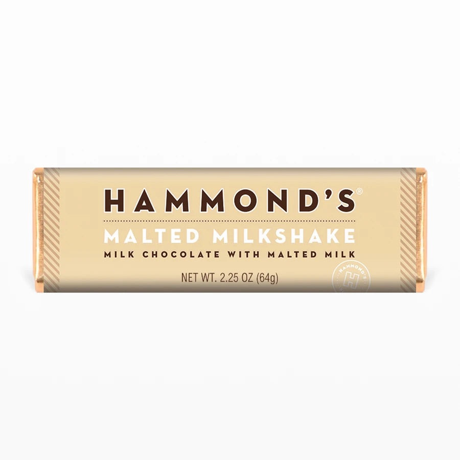 Hammond’s Malted Milkshake Chocolate Candy Bar