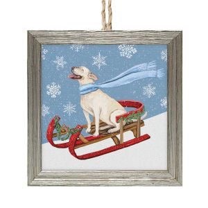 Greenbox Art Embellished Wooden Framed Ornament