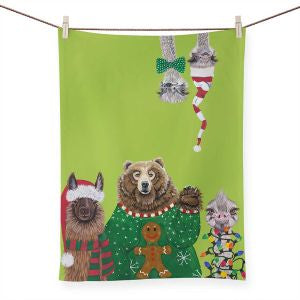 Greenbox Holiday Tea Towel