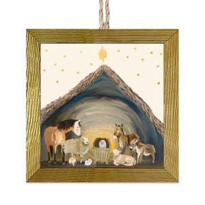 Greenbox Art Embellished Wooden Framed Ornament