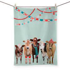 Greenbox Holiday Tea Towel
