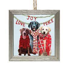 Greenbox Art Embellished Wooden Framed Ornament