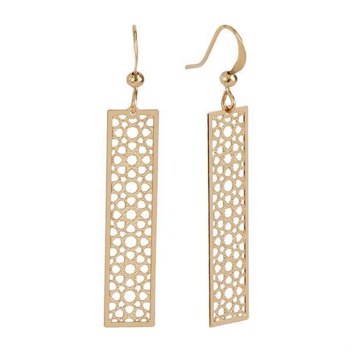 Whispers Filigree Bar Earrings