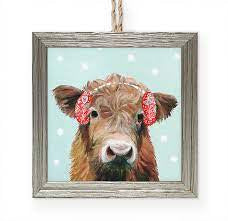 Greenbox Art Embellished Wooden Framed Ornament