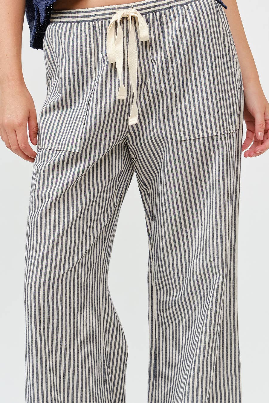 Striped Wide Pants