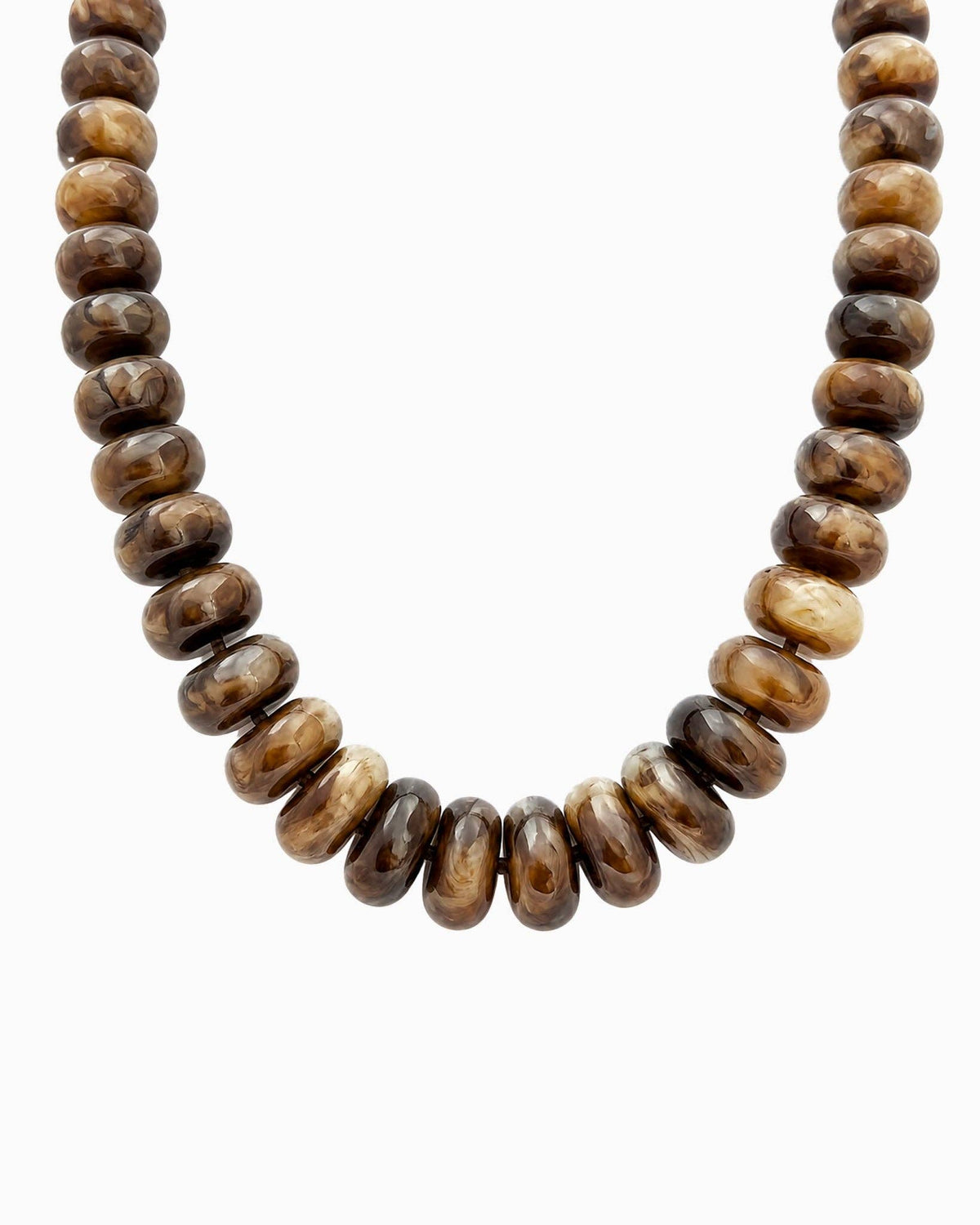 Chunky Marble Bead Necklace