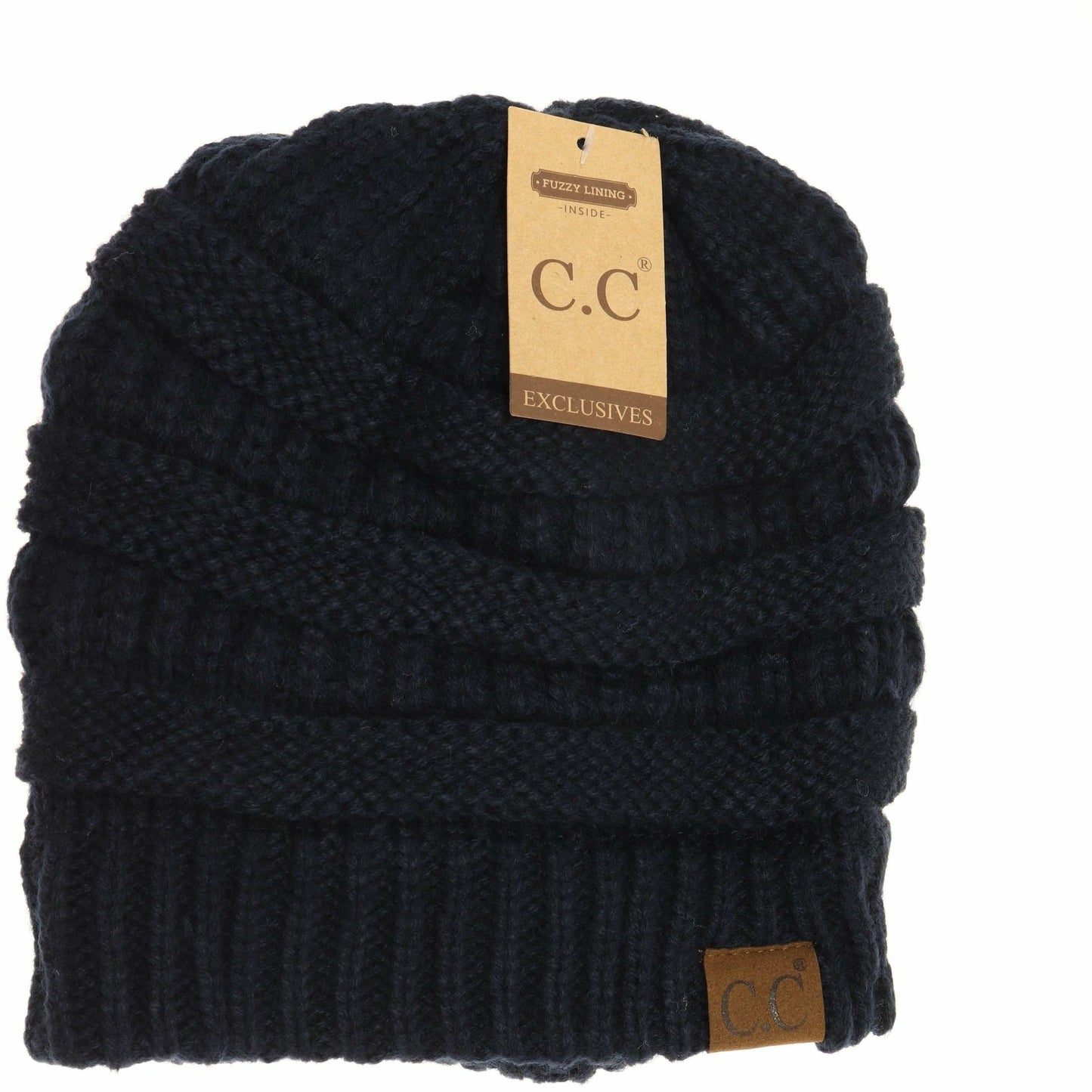 Classic Fuzzy Lined CC Beanie HAT25