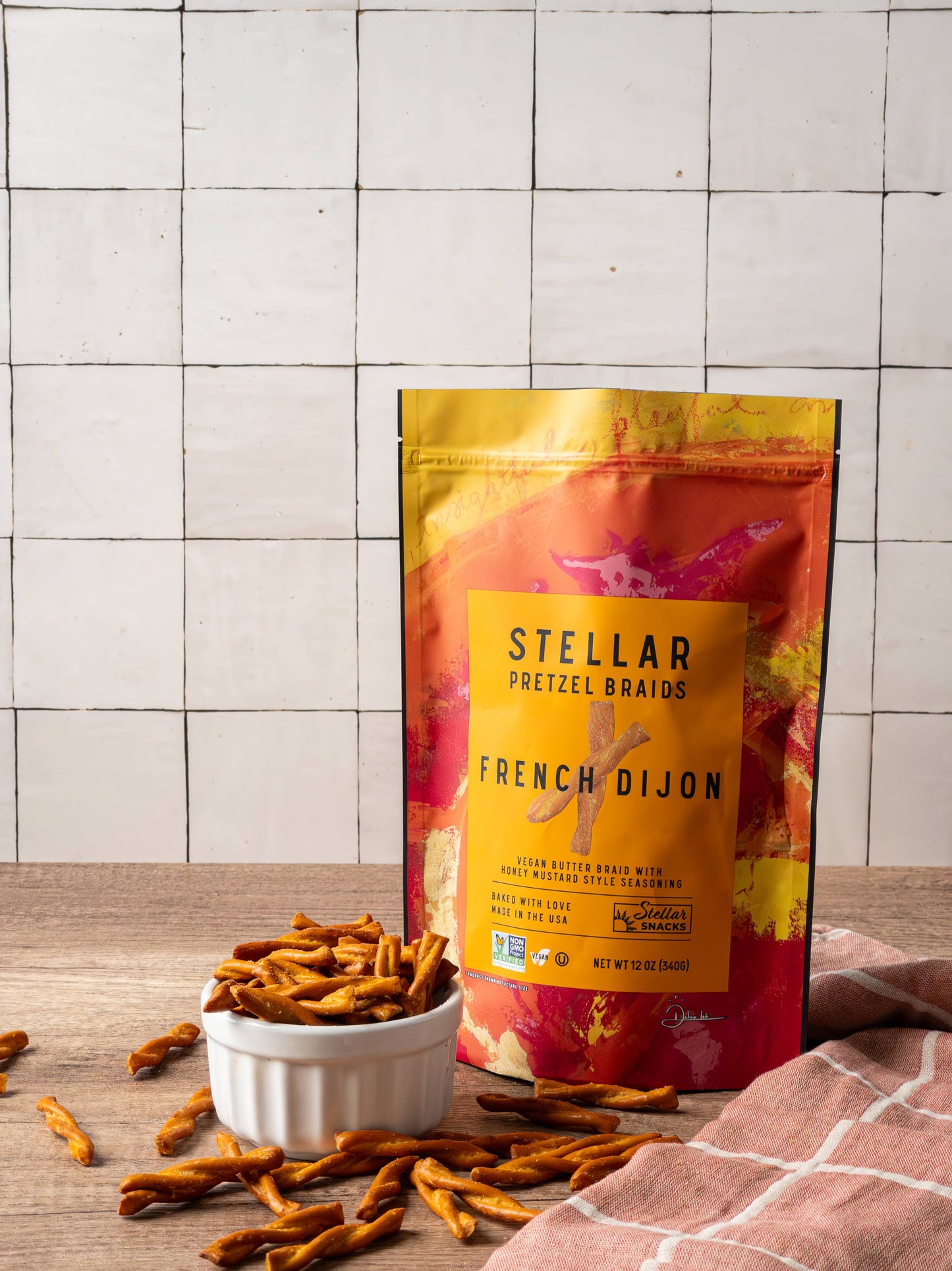 Stellar Pretzel Braids - French Dijon- 12oz