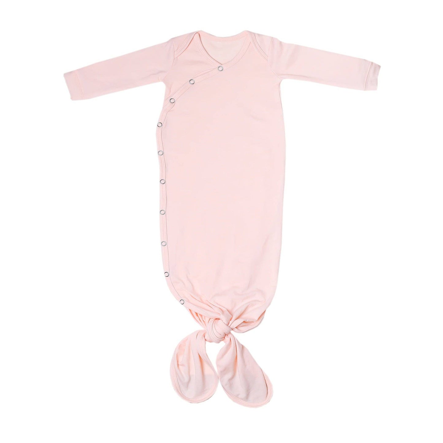Newborn Knotted Gown - Blush
