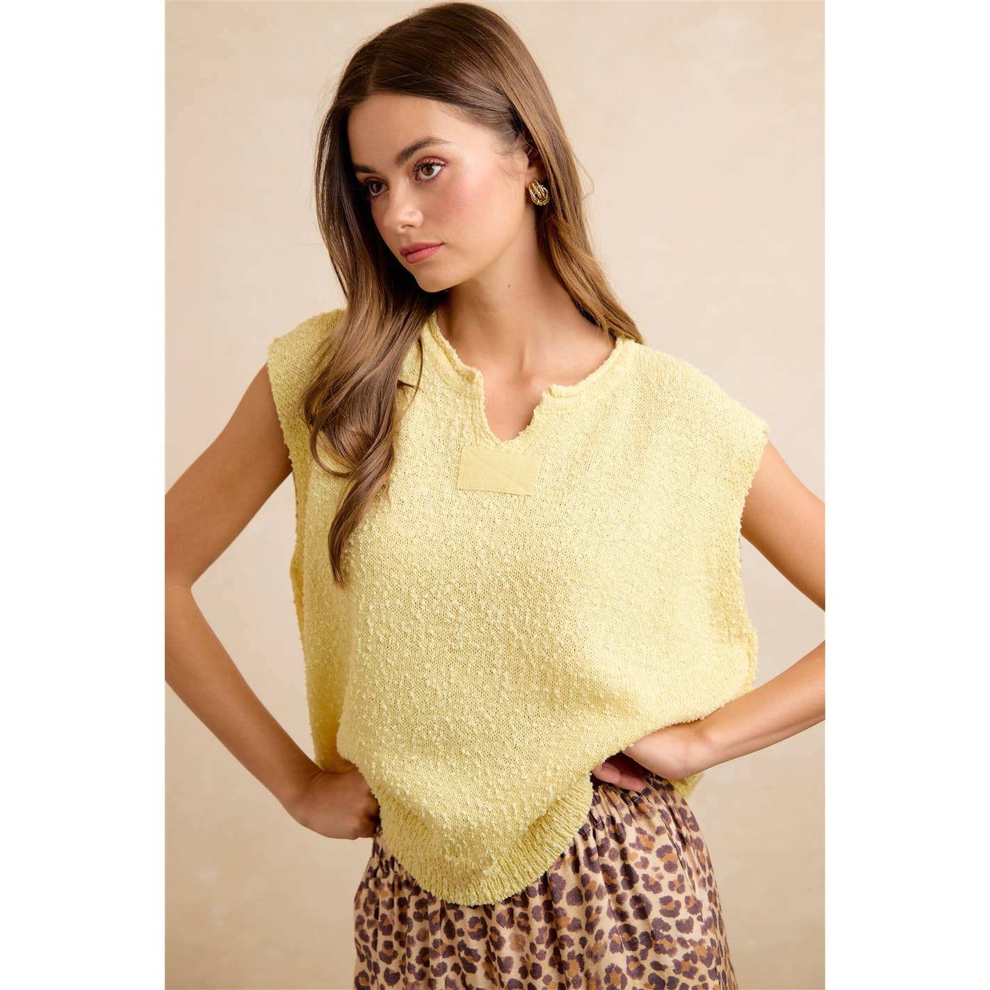 Nubby Knit Top