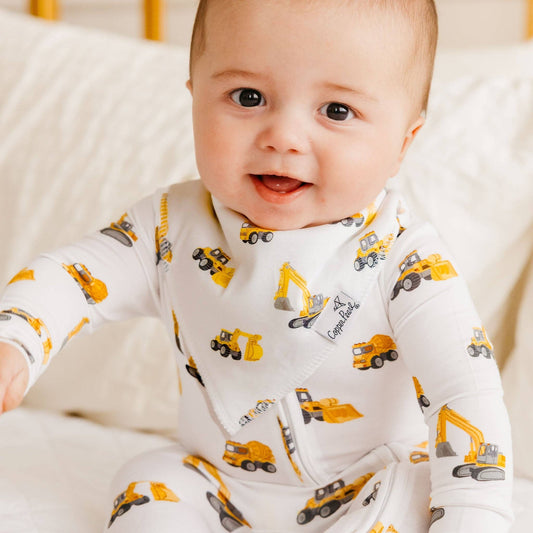 4 Pack Baby Bandana Bibs - Dozer