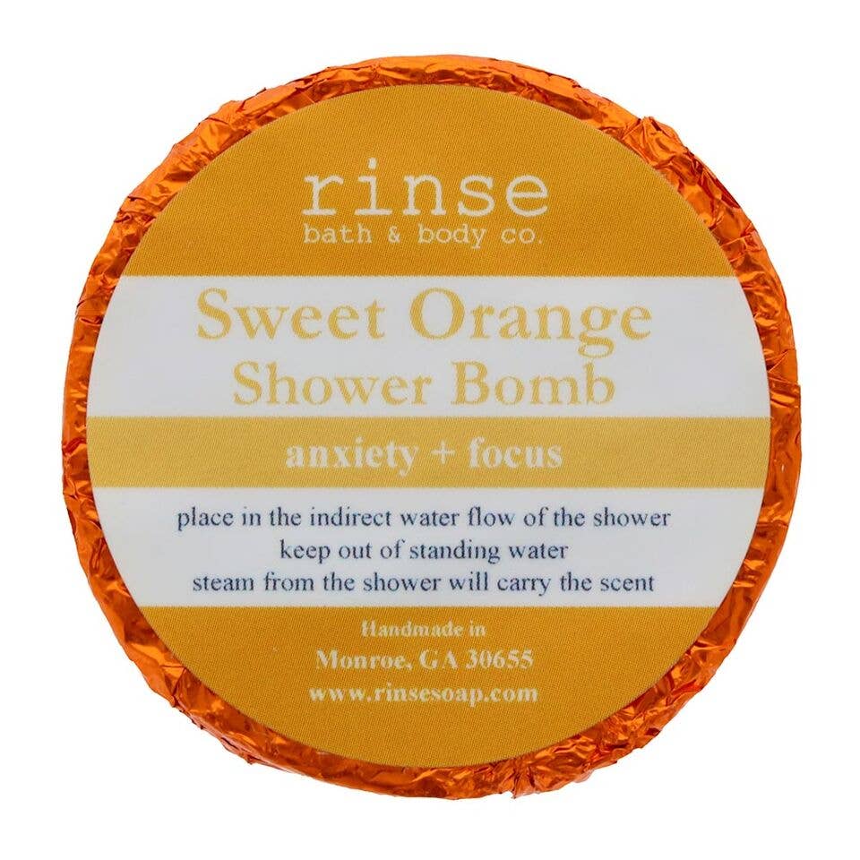 Sweet Orange Shower Steamer | Shower Bomb | Mood Boost