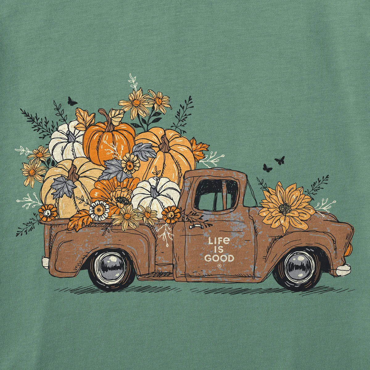 Women's Pumpkin Patch Pickup Short Sleeve Crusher Tee