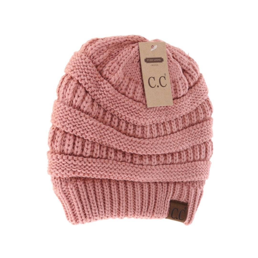 Classic Fuzzy Lined CC Beanie HAT25