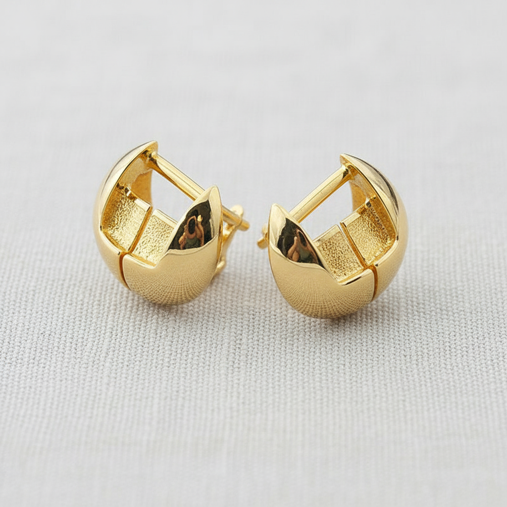 Chic Geometric Ball Drop Earrings