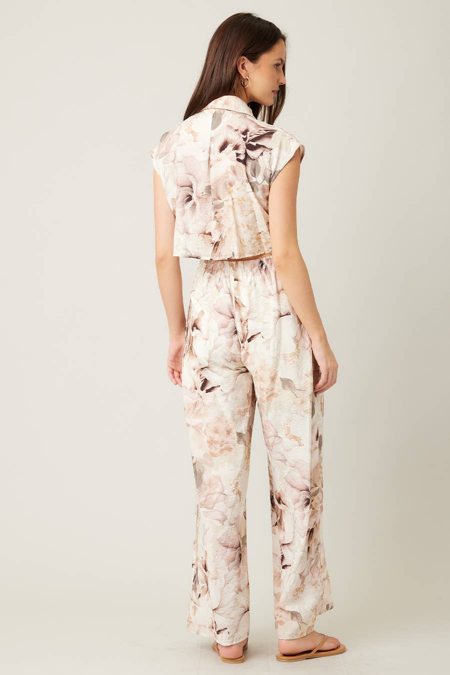 Spring Printed Cut Out Jumpsuit